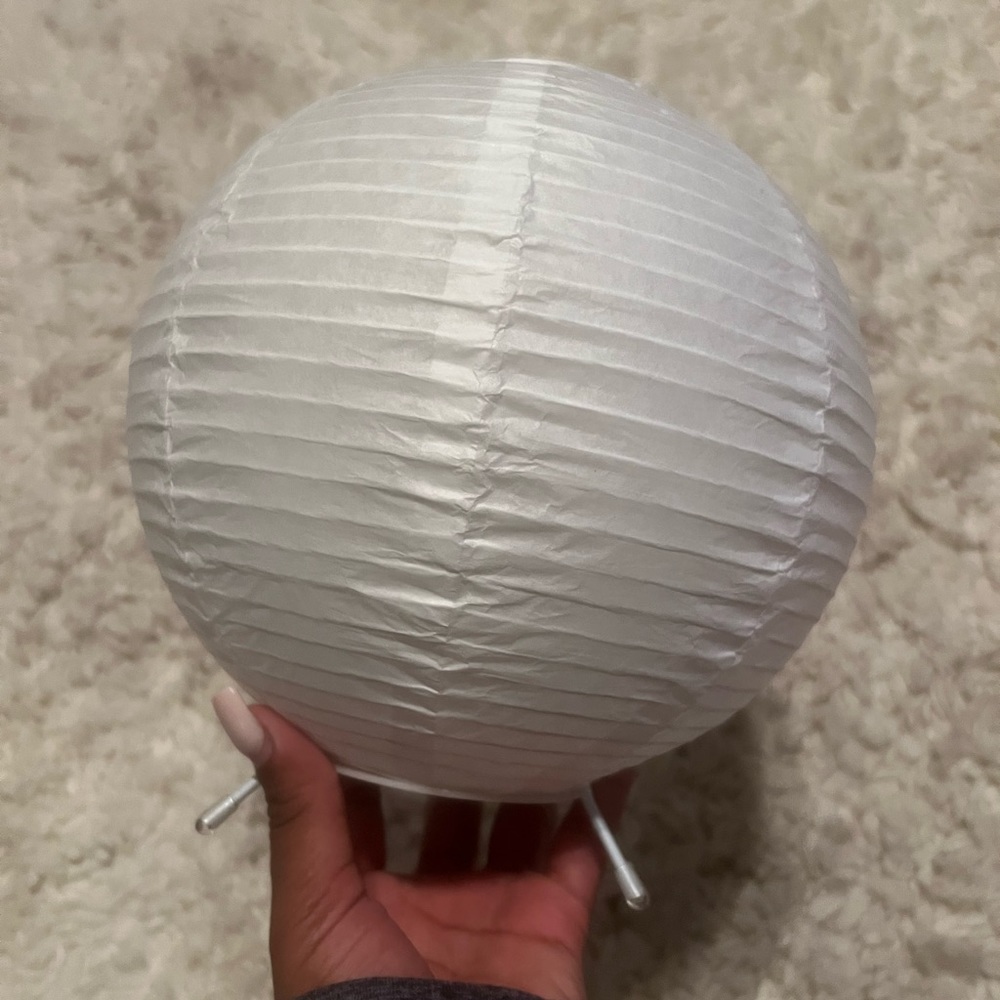 Easy to build, Decor paper ball lamp